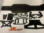 Gtop 3.5MM Graphite Chassis F&r Shock Tower Set For Team Associated RC10 4WD New. Price: $230.00.