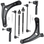 Autsurles 8 Pcs Front Lower Control Arm With Ball Joint Set, Black New. Price: $107.41.