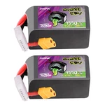 2PS Ovonic 22.2V 150C 1550MAH 6S Lipo Battery XT60 For Fpv Rc Drone Quad Iflight New. Price: $34.09.
