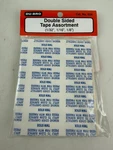 Du-bro Double Sided Tape Assortment #634(1/32", 1/16", 1/8") New In Package. Price: $5.95.