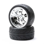 Losi Mounted Rr Spoke Wheel/tire 54X30MM Chrome 2 LOS43039 Rc New. Price: $34.99.