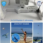 Professional Release Device Drone Fishing, Payload Delivery For Dji Phantom 3 New. Price: $249.00.