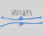 Du-bro 2249 Klip Retainers W/body Clips (blue) New. Price: $5.99.