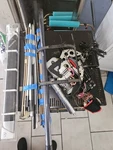 Rc Helicopter Parts Kit Os Max 70 Sz Nitro Futaba Gyro, Carbon Blades + Extras Used. Price: $450.00.