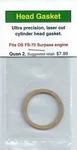 Os FS-70 Surpass Cylinder Head Gasket 2 Pack Nip New. Price: $6.99.