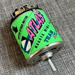Vintage Team Atlas Super Stock Motor Brushed Rc Miwa Hobby Japan Used. Price: $39.00.