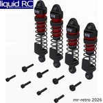 Arrma ARA-2670 Shock Set F/r Assembled 700CST Oil Red 4 Pieces Mini New. Price: $44.99.