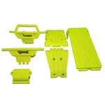 Arrma Gorgon Front & Rear Skid Plates Bumpers Set Yellow Mount Battery Door Tray New. Price: $19.99.