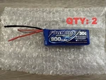 Qty 2 Fullymax 11.1 V 900MAH 9.99WH 30C Lipo Lithium-polymer Battery Blank Wires New. Price: $24.99.