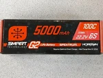 Spektrum 22.2V 5000MAH 100C Smart G2 Lipo Battery IC5 SPMX56S100 Brand New!!. Price: $159.99.