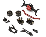 Treal Hobby Aluminum Front Portal Axle Set Traxxas TRX-4M Black W/brass Covers New. Price: $75.98.