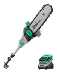 Litheli Pole Saw Battery Powered For Tree Trimming, 10'' Electric Cordless Open. Price: $101.72.