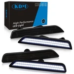 Kdm Led Smoked Lens Fender Side Marker Reflectors Lights Dual Rows Bright Whi... New. Price: $80.90.
