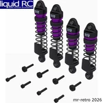 Arrma -2762 Shock Set F/r Assembled 700CST Oil Purple 4 Pieces Mini New. Price: $44.99.