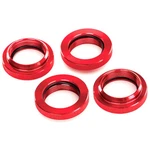 Traxxas 7767R Aluminum Gtx Shock Spring Retainers, Red, X-maxx (4) New. Price: $25.00.