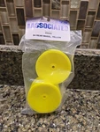 Vintage Rc Team Associated B4 Rear Wheels Pin Mount Yellow (2) ASC9689 New. Price: $15.00.