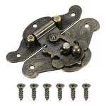 Uxcell Hasp Clasp Latch Lock, 82 65MM Decorative Retro Toggle. Price: $10.94.