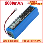 2000MAH Spektrum DX7 Transmitter Replacement Battery, Compatible Wiith DX6, JR2S New. Price: $27.49.