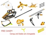 Microheli Cnc Triple Blades Performance Package (gold) - 230S / V2 New. Price: $269.99.
