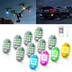 8-24 Pods Rgb Strobe Lights 9-LED Wireless Remote Rechargeable For Car Bikes New. Price: $46.91.
