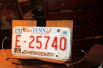 1996 Tennessee License Plate Emergency E-25740 Used. Price: $20.00.