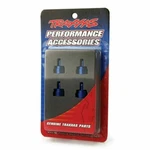 Traxxas Part 3767A Shock Caps Aluminum Blue-anodized Slash Rustle New Packag. Price: $14.00.
