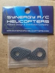 Synergy R/c Helicopters Carbon Fiber Servo Arm Set (3) 310-107 New. Price: $14.99.