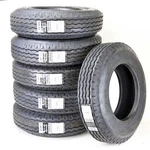 Set Of 6 New Zeemax Heavy Duty Highway Trailer Tires 8-14.5 14PR Lr. Price: $492.82.