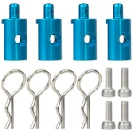 Aluminum Body Mounts Shell Posts For Tamiya CW-01 Chassis Lunchbox Midnight Part New. Price: $13.69.