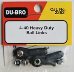 Du-bro 4-40 Heavy Duty Ball Links #2262 New. Price: $6.58.