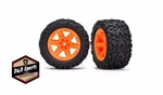 Traxxas 6773A Tires And Wheels - Assembled Glued (2.8) Rxt Orange (2) New. Price: $25.95.