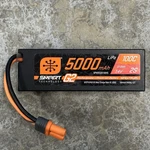 Spektrum 7.4V 5000MAH 2S 100C Smart G2 Hardcase Lipo Battery IC5 Used. Price: $37.00.