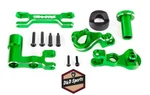 Traxxas 7843-GRN Aluminum Steering Bellcrank Assembly Green Xrt New. Price: $69.95.