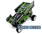 Hackfab HFB02045 Losi Mini-b Bolt-on Sprint Car Lexan Body Kit (clear) New. Price: $44.99.