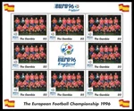 Gambia 1763 - Euro ' 96 Football Cup "team Spain" (PC11111). Price: $14.50.