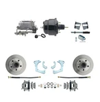 1965-68 Chevy Impala Standard Disc Brake Kit 8" Dual Powder Coated Black Booster New. Price: $699.18.