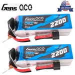 2X Gens Ace G-tech 2200MAH 45C 14.8V 4S Lipo Battery With EC3 And Deans Adapter New. Price: $86.24.