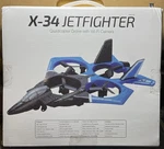 Gpx Sky Rider X-34 Jetfighter Quadcopter Drone Wifi Camera Fpv 2.4GHZ Remote Ob. Price: $20.00.