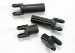 Traxxas 5455 Half Shafts, 5457 Yoke Brake & 5456 Center Used. Price: $18.99.