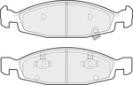Apec Blue PD3523 Front Brake Pad Set Fits Jeep Grand Cherokee New. Price: $53.95.