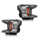 Fit 18-20 Ford F150 Oe Style Black Housing Clear Side Driving Headlight Lamps New. Price: $199.99.