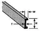 Plastruct Model Parts 90046 C-10 Channel, 5/16" (4 Pack) New. Price: $9.99.