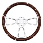 Universal Racing Steering Wheel 14 Inch 6 Bolt Silver Aluminum 3 Spoke Muscle... New. Price: $178.00.