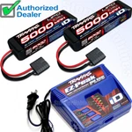 (2) Traxxas 5000MAH 7.4V 2-CELL 25C 2842X Lipo Batterys W/ Ez-peak 2970 Charger New. Price: $189.85.