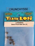 Team Losi Steel Pivot Balls (8) LOSA6054 Vintage Rc Part New. Price: $5.50.