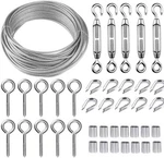 Lot Of Tootaci Turnbuckle Wire Kit 100FT 1/16 Vinyl Coated Stainless Steel New. Price: $24.99.