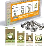 Weideer 210PCS Car U-clip And Screw Assortment KIT,#6#8#10#12 Automotive Nu... New. Price: $27.69.