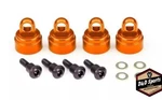 Traxxas 3767T Caps Aluminum Orange-anodized (4) Ultra Shocks Tpa New. Price: $14.00.