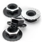 1UP870001 7075 Lockdown M4 Wheel Nuts Black New. Price: $11.69.