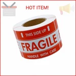 Besteck 3" X 5" Handle With Care This Side Up Fragile Stickers Adhesive Label 50 New. Price: $29.57.